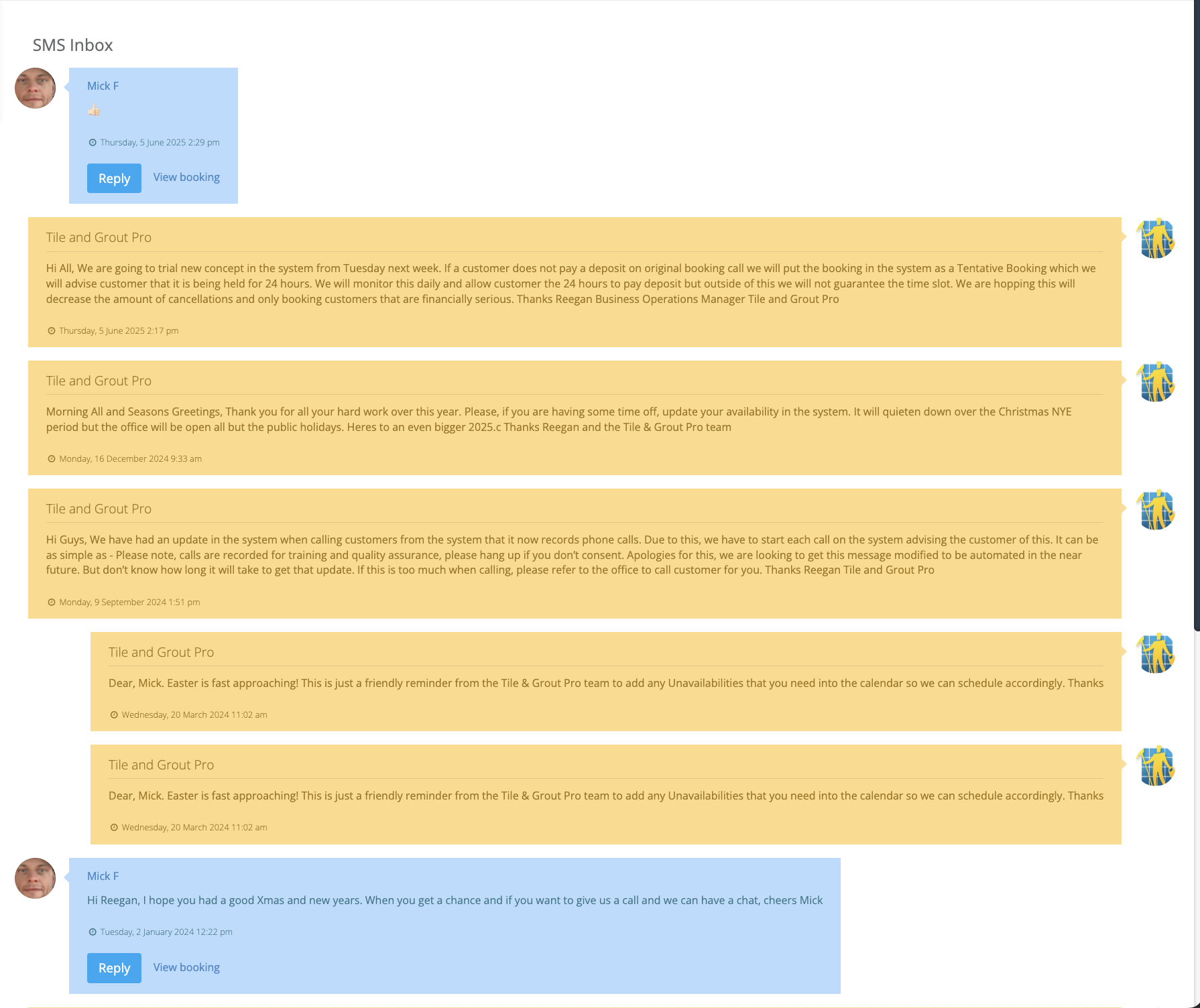 Track Every Incoming & Outgoing SMS – OctopusPro Messaging Log