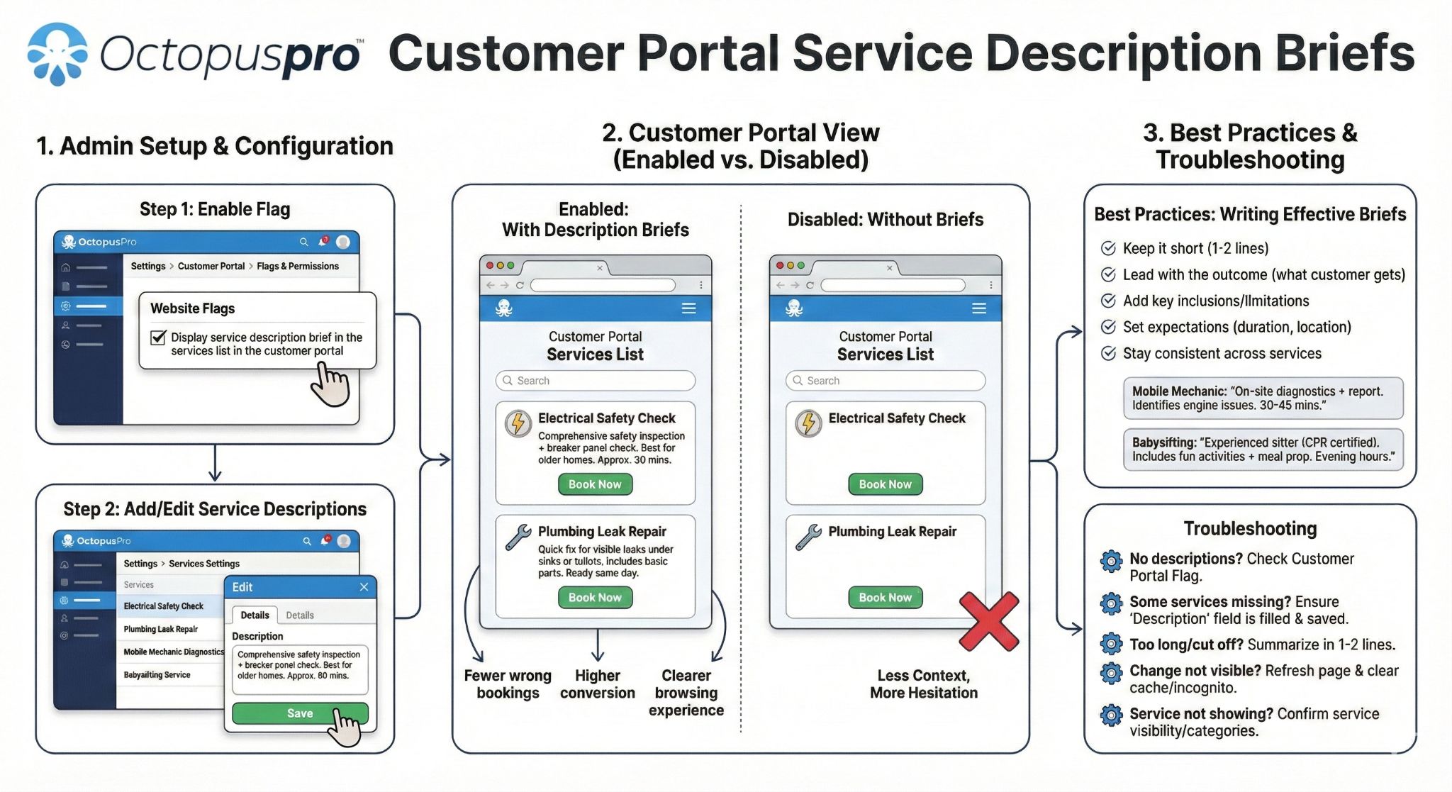 Customer Portal Service Description Briefs